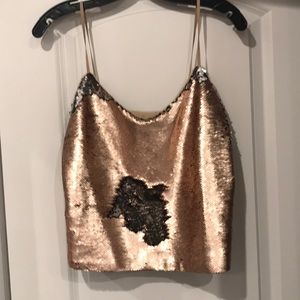Sequin camisole from Zara